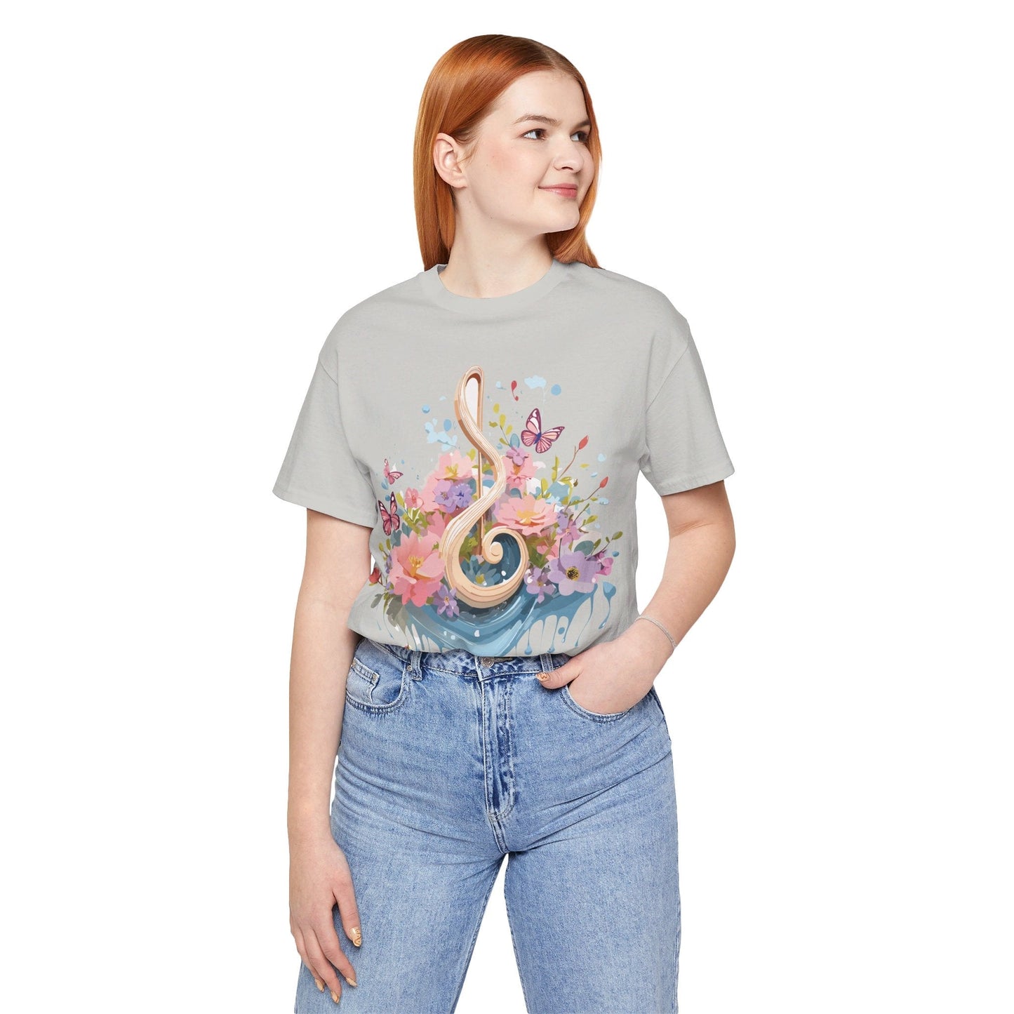 Music Graphic T Shirt Unisex Short Sleeve Adelpha Vintage Inspired Artwork Tee Premium Edition