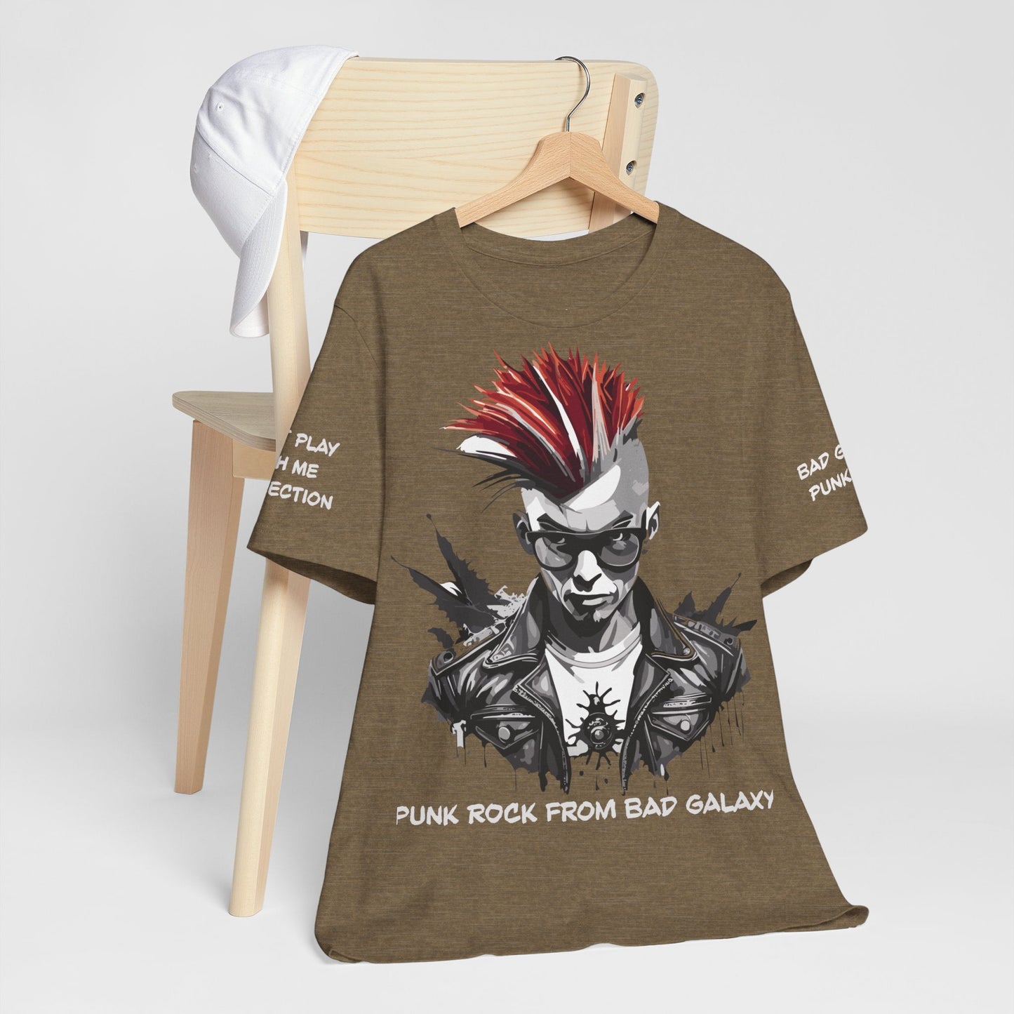 Punk Rock Tee Shirt Made To Order In USA With 100 Percent Cotton And Eco Friendly Inks