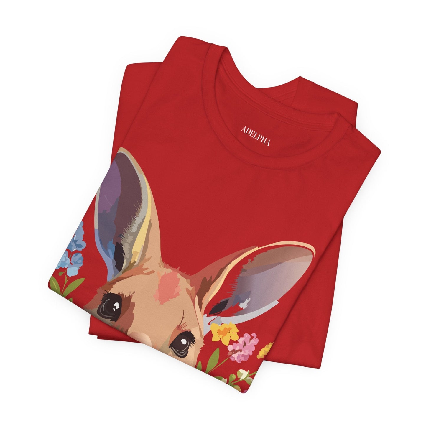 Kangaroo Graphic Unisex 100 Cotton Vintage Animal Artwork Tee 3