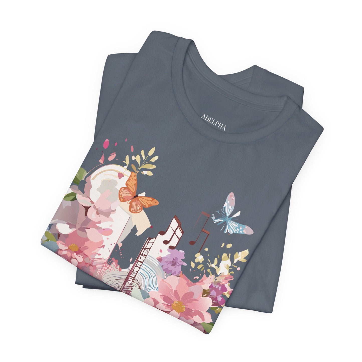 Adelpha Vintage Inspired Graphic T Shirt Unisex Short Sleeve Art Tee Premium Quality