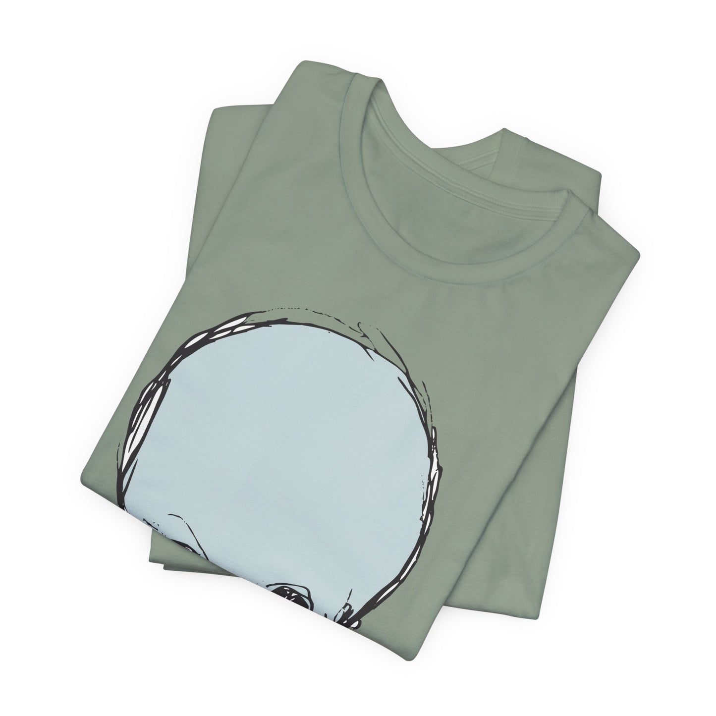 Lt Blue Skull Graphic Design Tee, Skull Shirt, Vintage Tees, Art Design T-Shirt, Vintage Graphic Tee, Art Shirts with Skulls