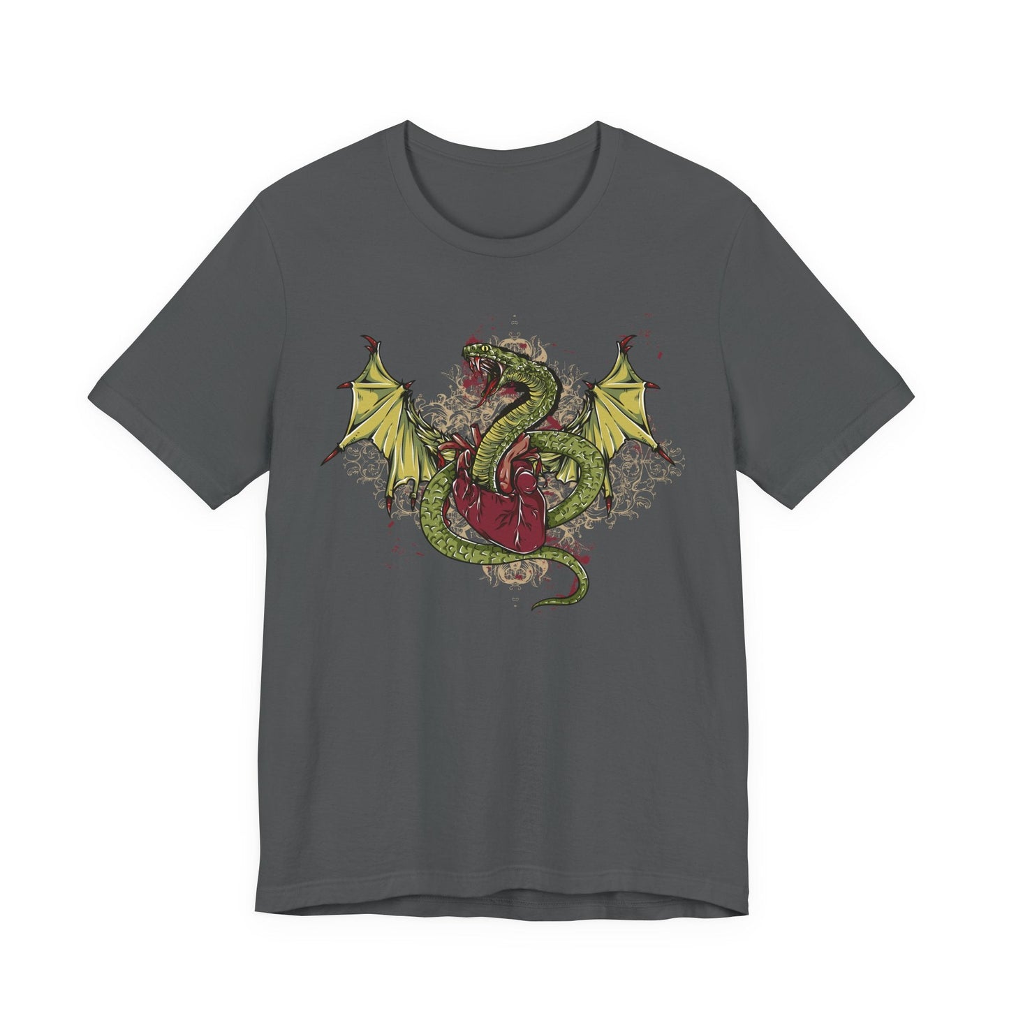 Dragon Illustration Graphic Unisex Cotton T-Shirt r29