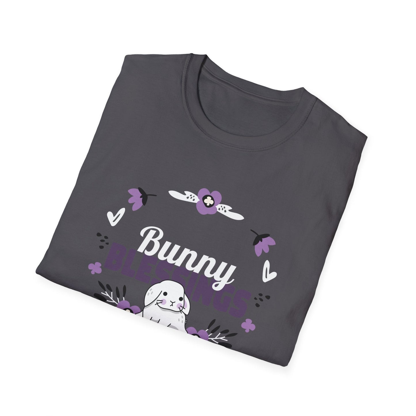 Easter Bunny T Shirt Unisex Gildan Softstyle 64000 Tee With Easter Signature Design