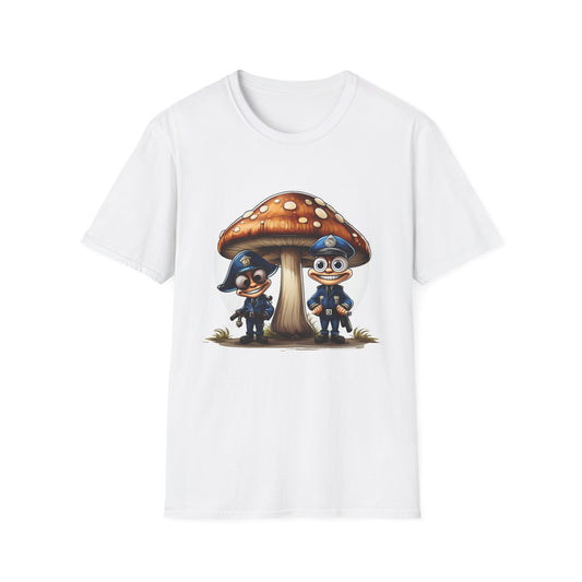 Funny Mashroom Cartoon  Graphic Tee Gildan Unisex 100 Cotton Tee Shirt c16