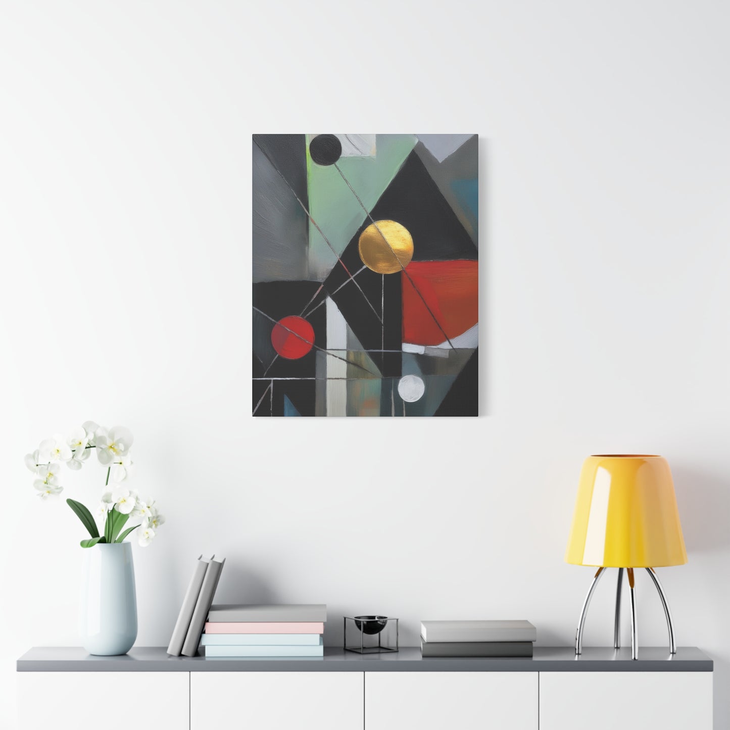 Abstract Oil Painting Print Canvas 20x24,20x30,24x30 24x32,24x36,30x40 32x48,36x48,40x60 Pine-Wood Inner Frame ABS-159
