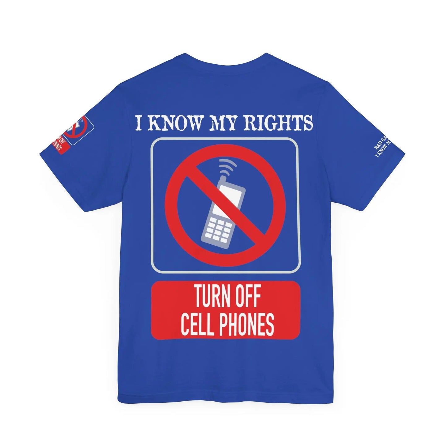 Red Stamp Tee Shirt 100 Percent Cotton From Bad Galaxy Eco Friendly Inks Made To Order In USA