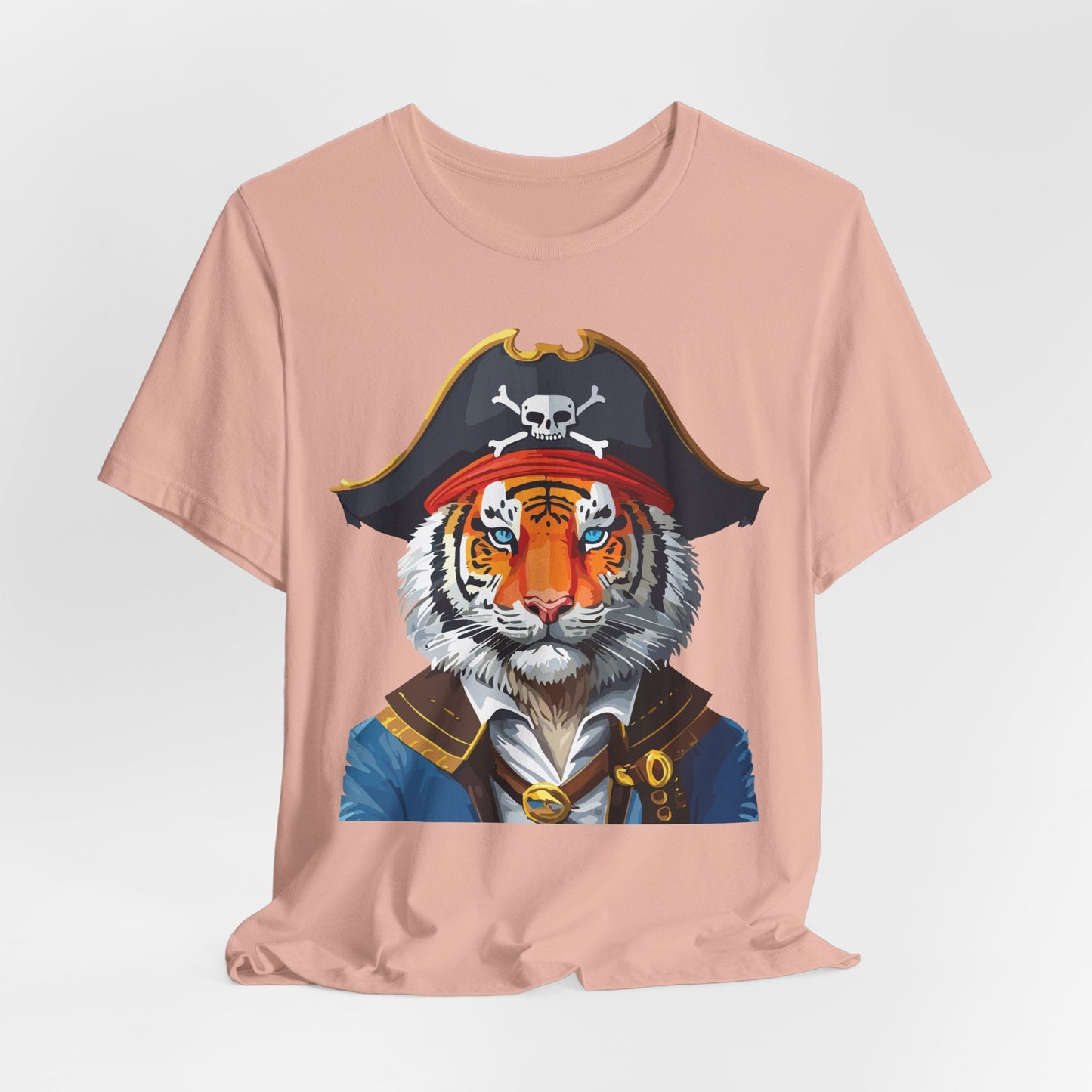 Unisex Animal Tee Shirt With Art Design Wild Animals Shirt Gildan Softstyle 64000