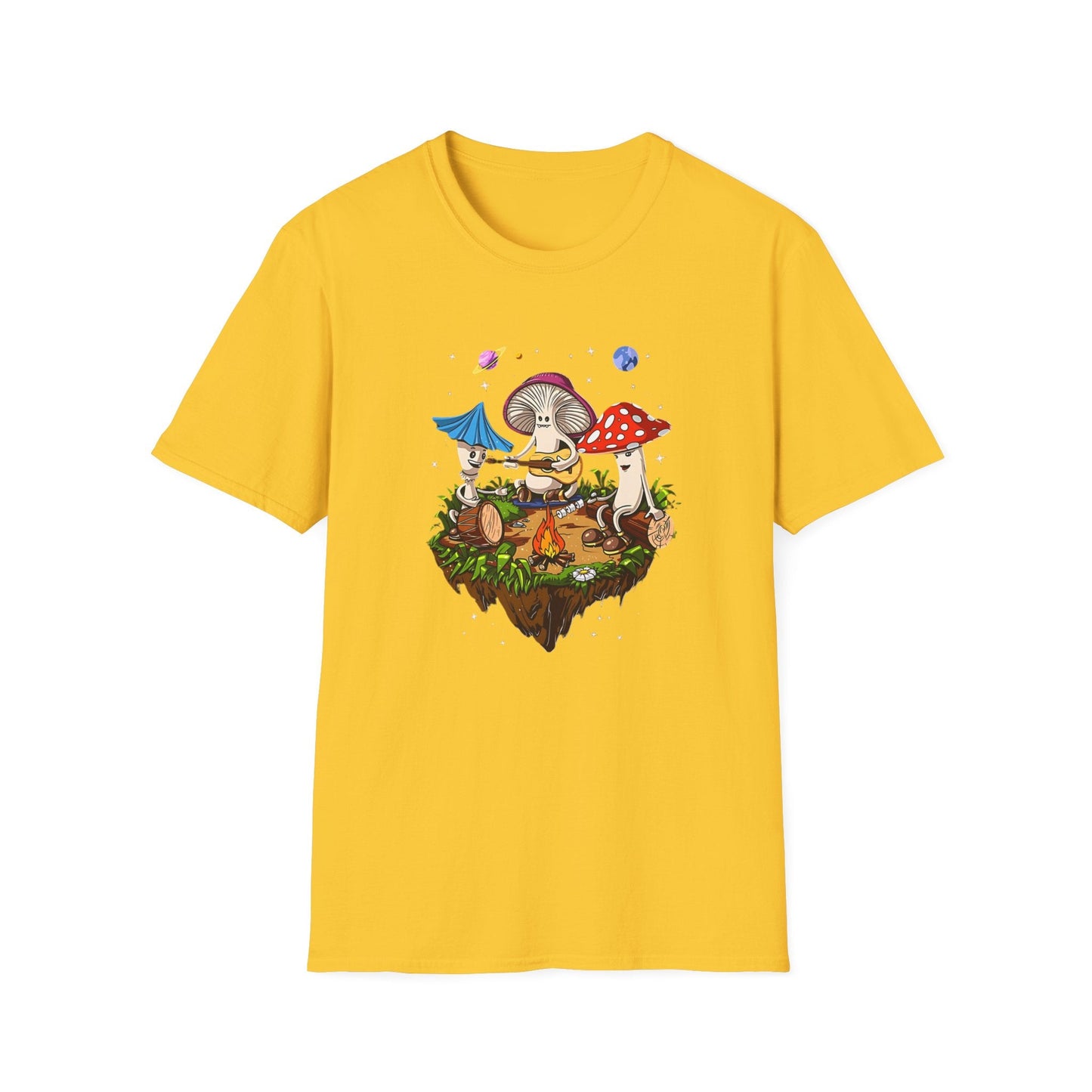 Mashroom Tee Shirt Unisex Funny Mashroom Design Gildan Softstyle 64000 Tee Softstyle Comfort