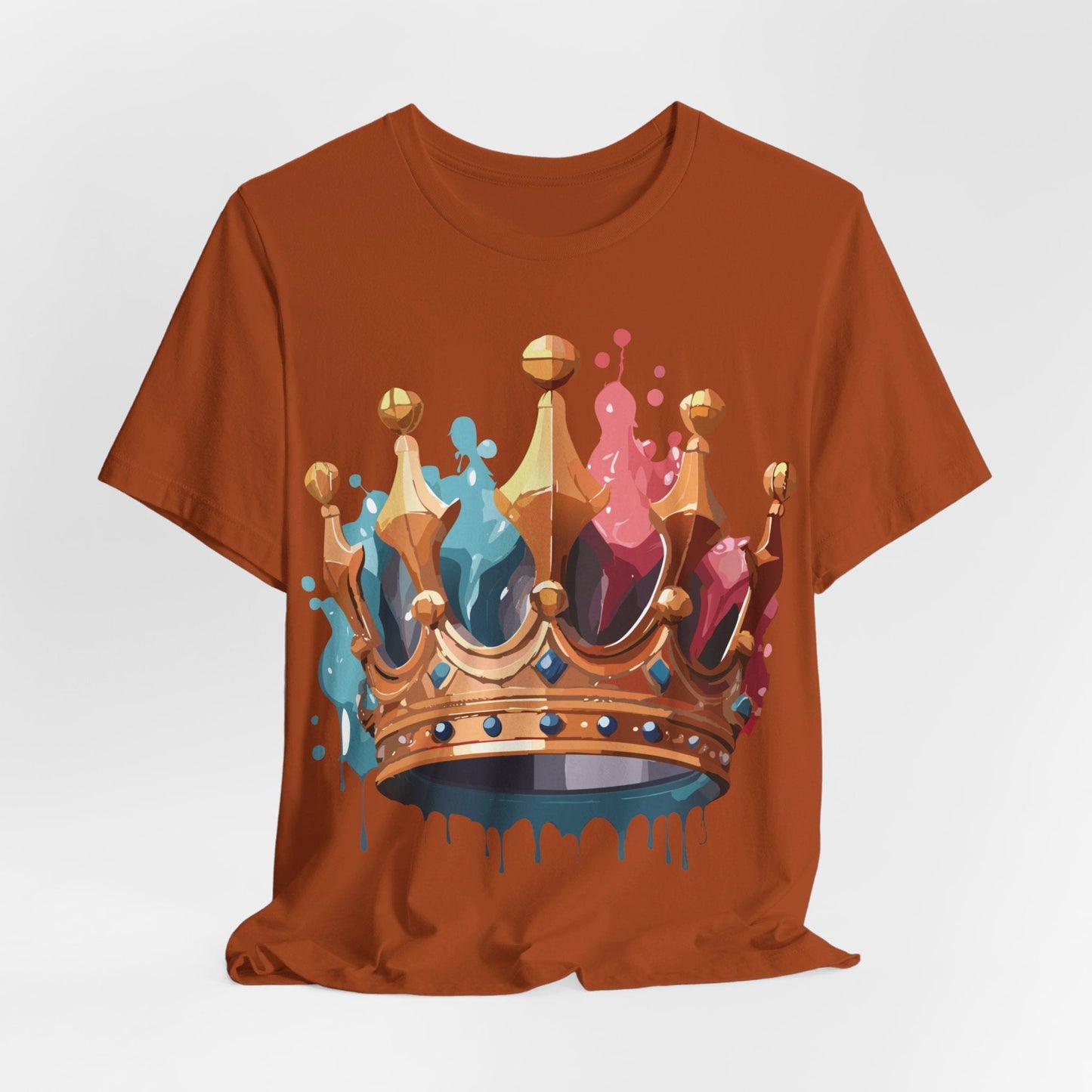 Adelpha Graphic Tee Crown Shirt Unisex Vintage Artwork Premium Casual Everyday Wear T Shirt