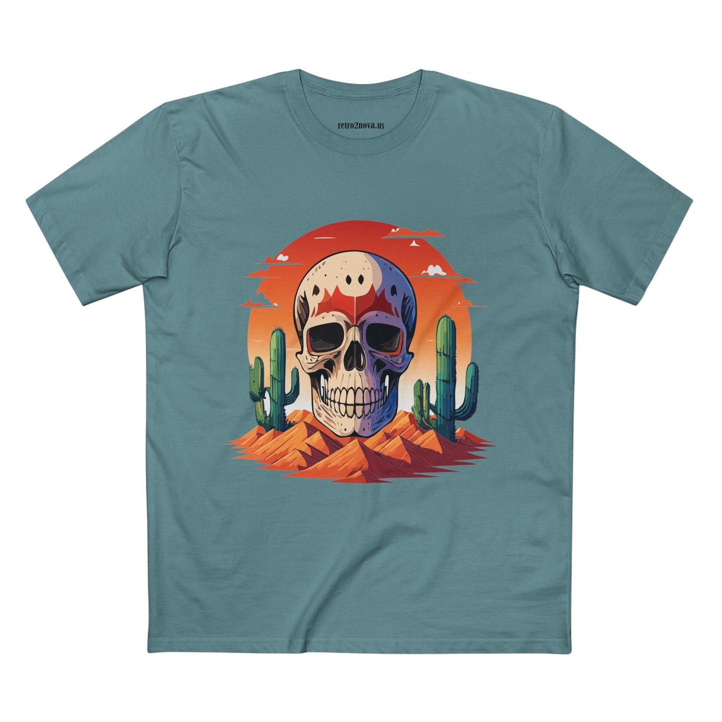 Skull Shirt Unisex Skeleton Tee With Original Art Design Premium Cotton Retro2Nova Art Collection