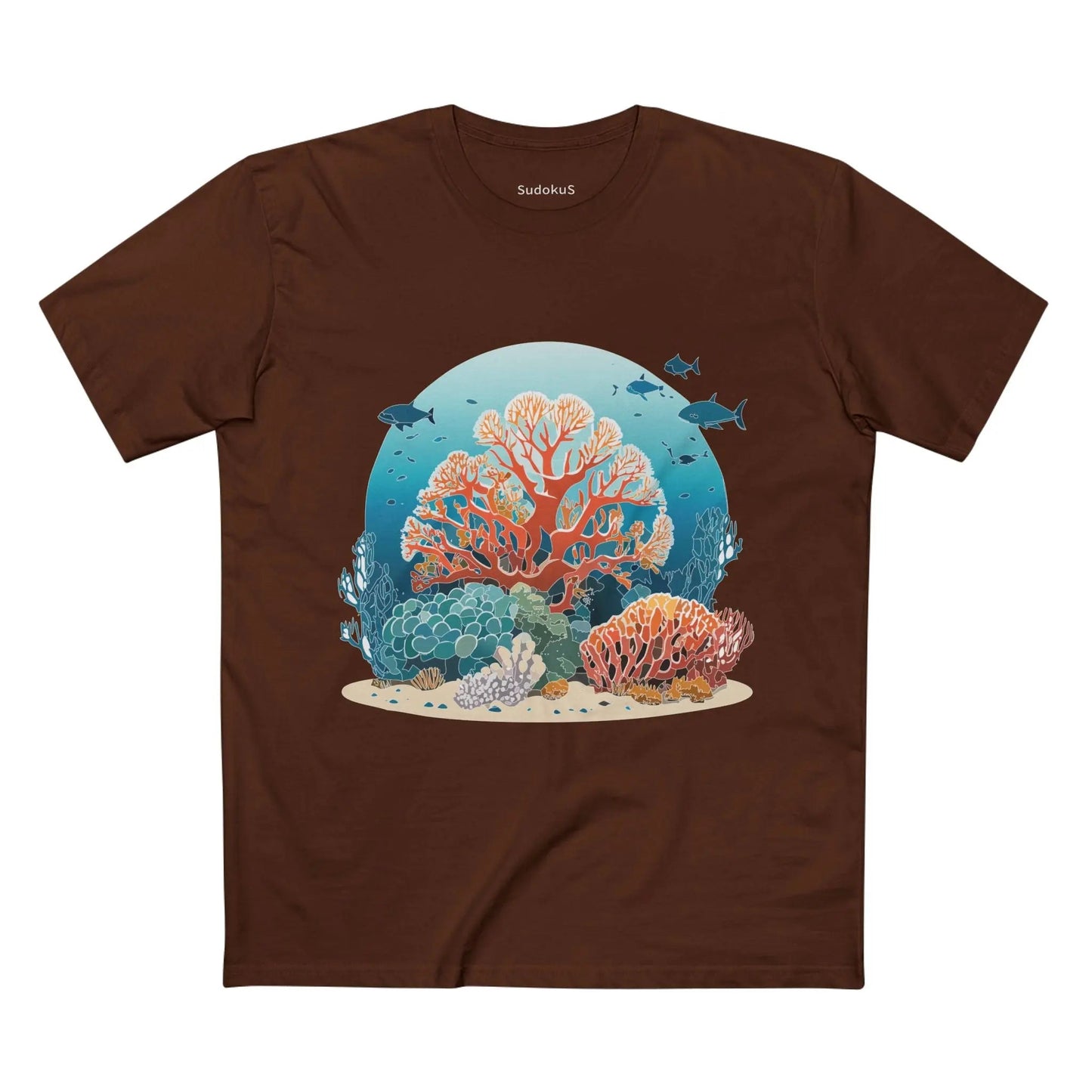Ocean Coast Graphic Unisex 100 Cotton Staple Tee 3