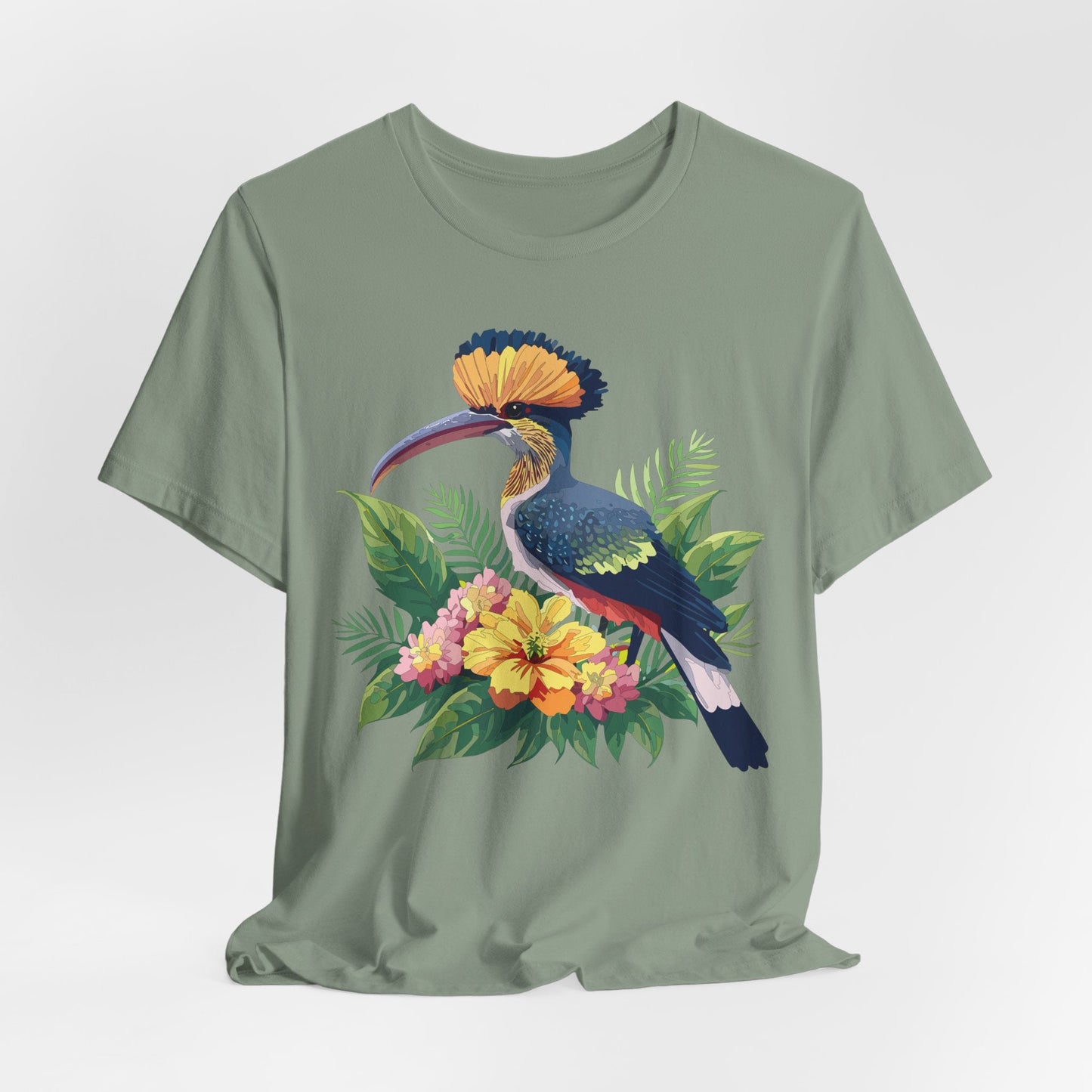 Unisex Animal Tee Shirt With Art Design Wild Animals Short Sleeve Jersey Tee For Everyday