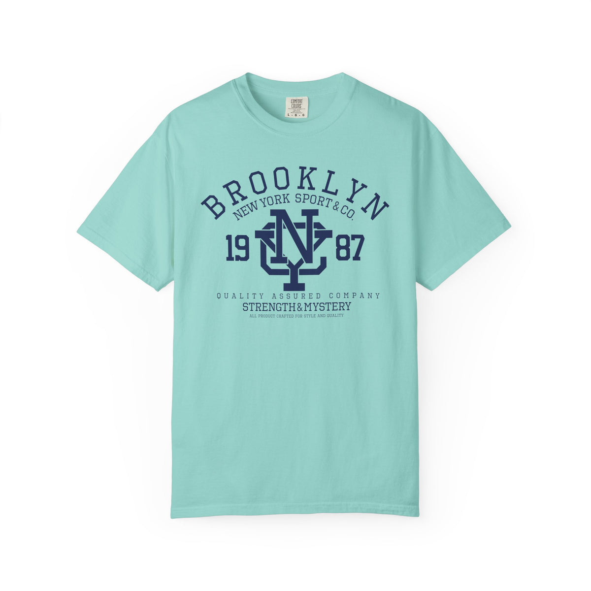 Brooklyn 1987 Athletic Logo Unisex Comfort Colors Garment-Dyed Heavyweight 100 Cotton Art Design T-Shirt w10