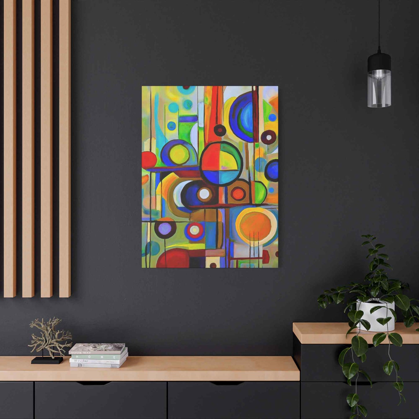 Abstract Painting Print Canvas 20x24,20x30,24x30, 24x32,24x36,30x40, 32x48,36x48,40x60 Pine-Wood Inner Frame ABS-14