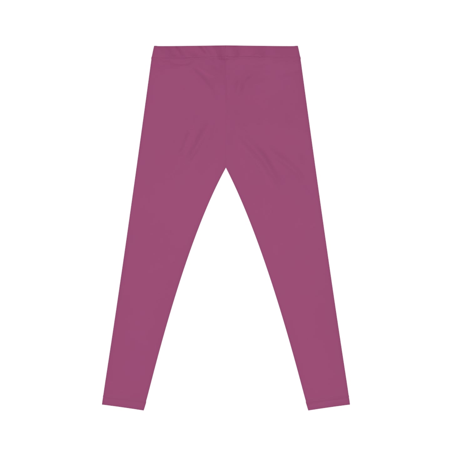 Berry Blush Color Women's Poly-Span Casual Leggings XS-2XL