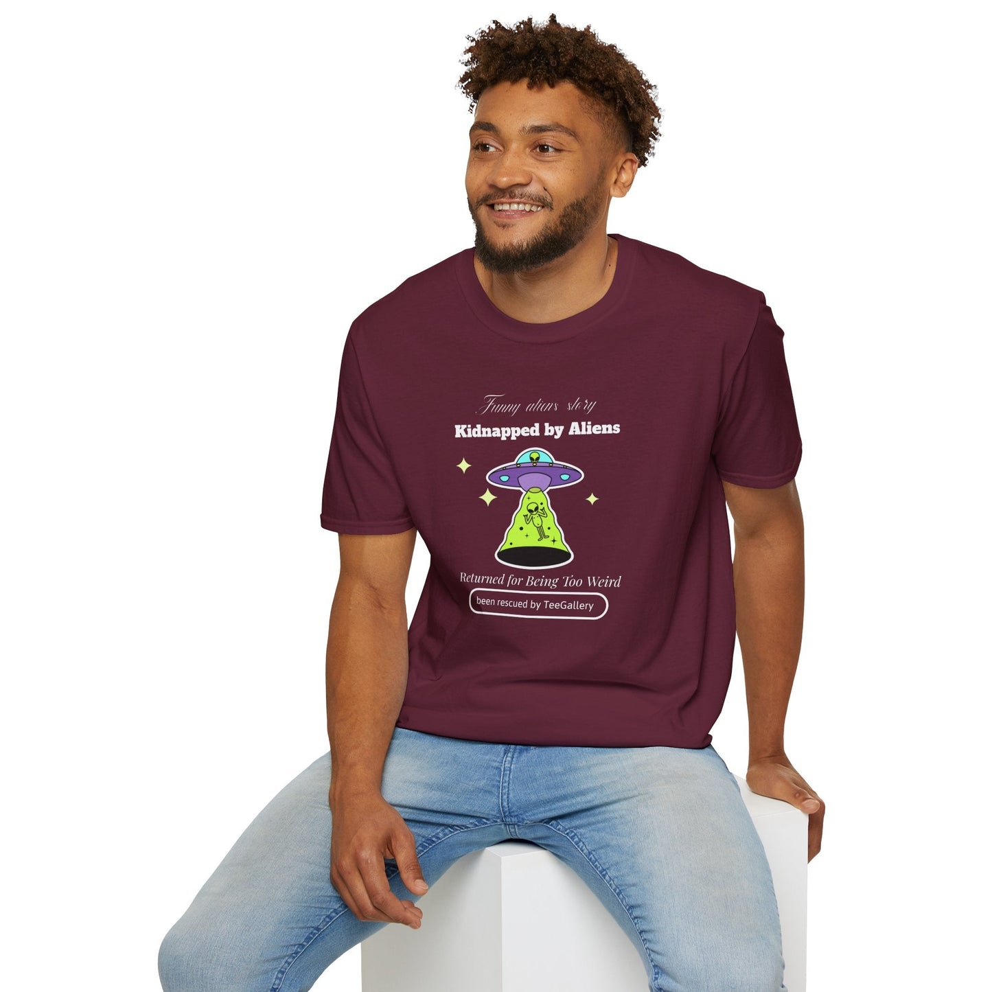 Alien Abduction Graphic Tee  Kidnapped by Aliens Funny UFO Shirt