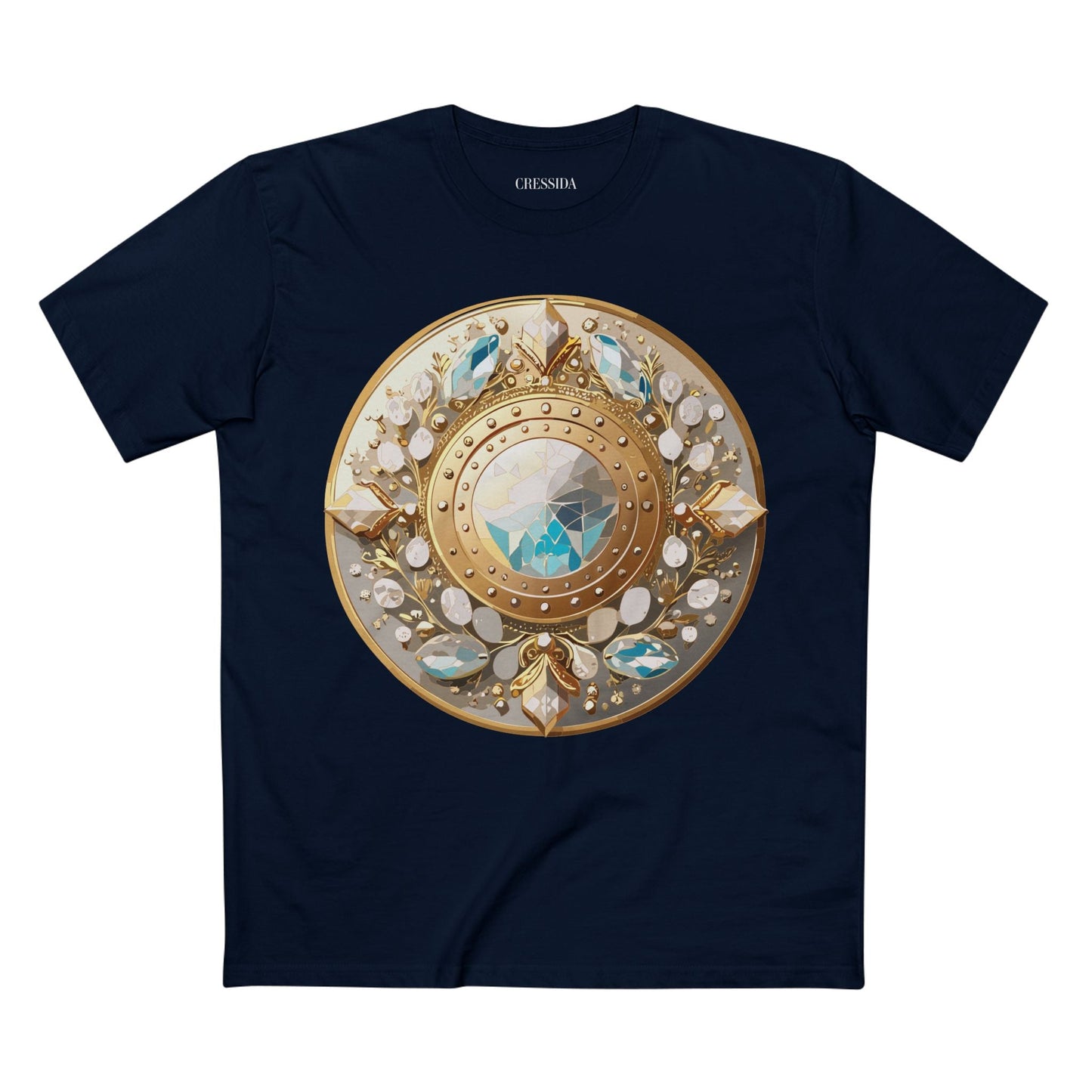Medallion Graphic T-Shirt Unisex 100 Cotton With Gold Art Design Medal Tee 19