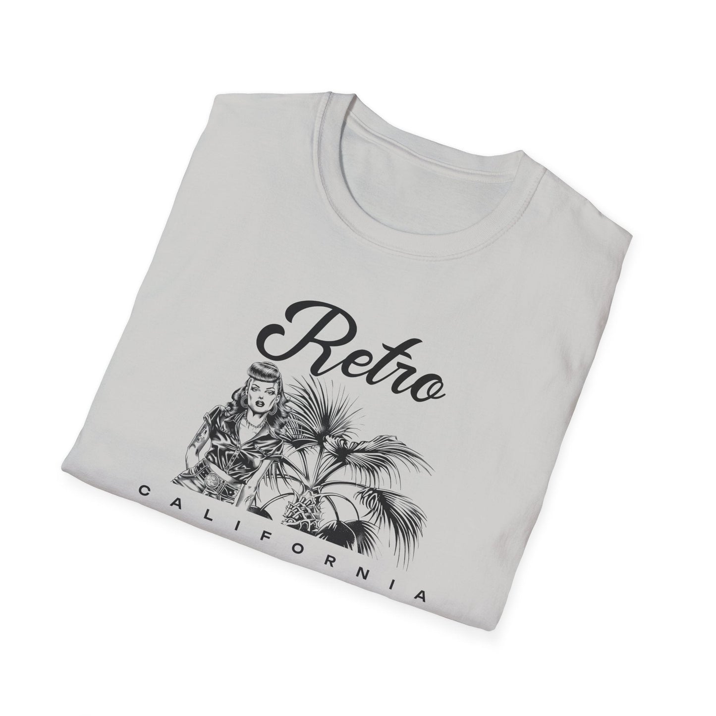 Retro California T-Shirt Unisex Cotton Vintage Palm Beach Graphic Tee