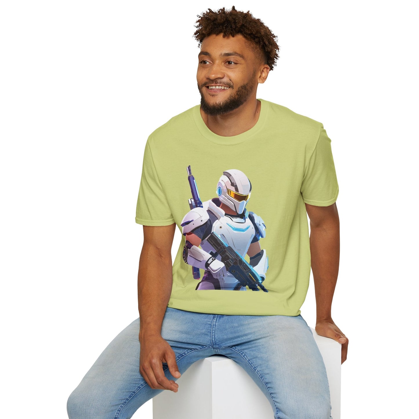Robocop T Shirt Unisex Softstyle 64000 Gildan 100 Percent Ring Spun Cotton Graphic Tee