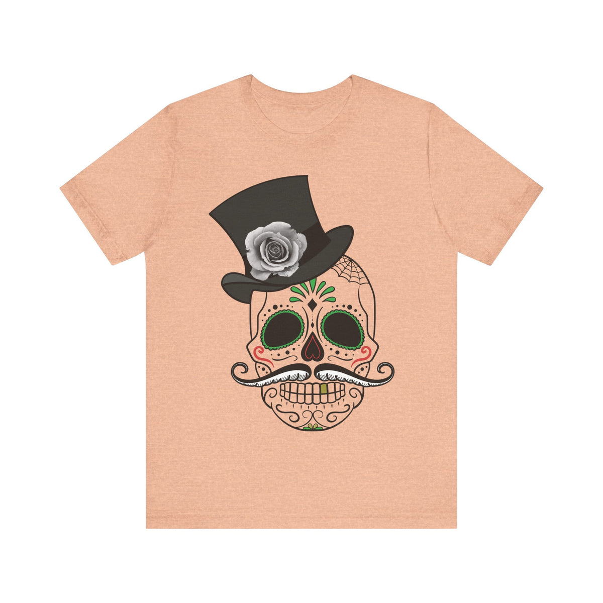 Camiseta unisex de algodón con calavera