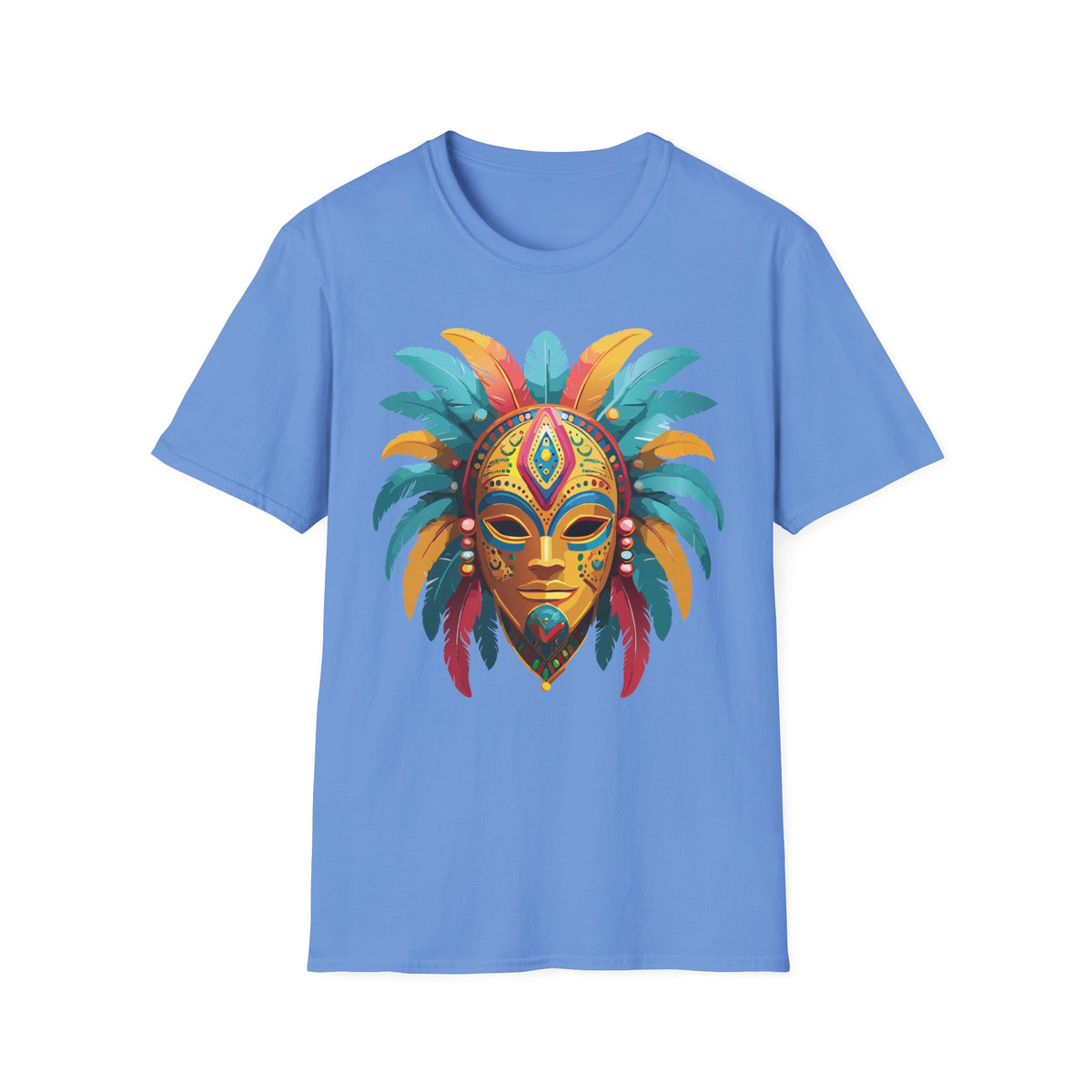Mask Masquerade Carnival Graphic Tee Gildan Unisex 100 Cotton Tee Shirt h33