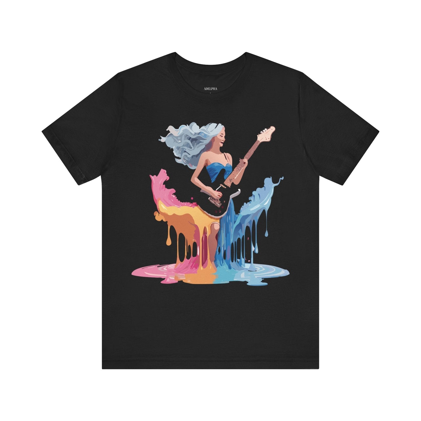 Adelpha Music T Shirt Graphic Tee Unisex Short Sleeve Vintage Inspired Artwork Casual Wear