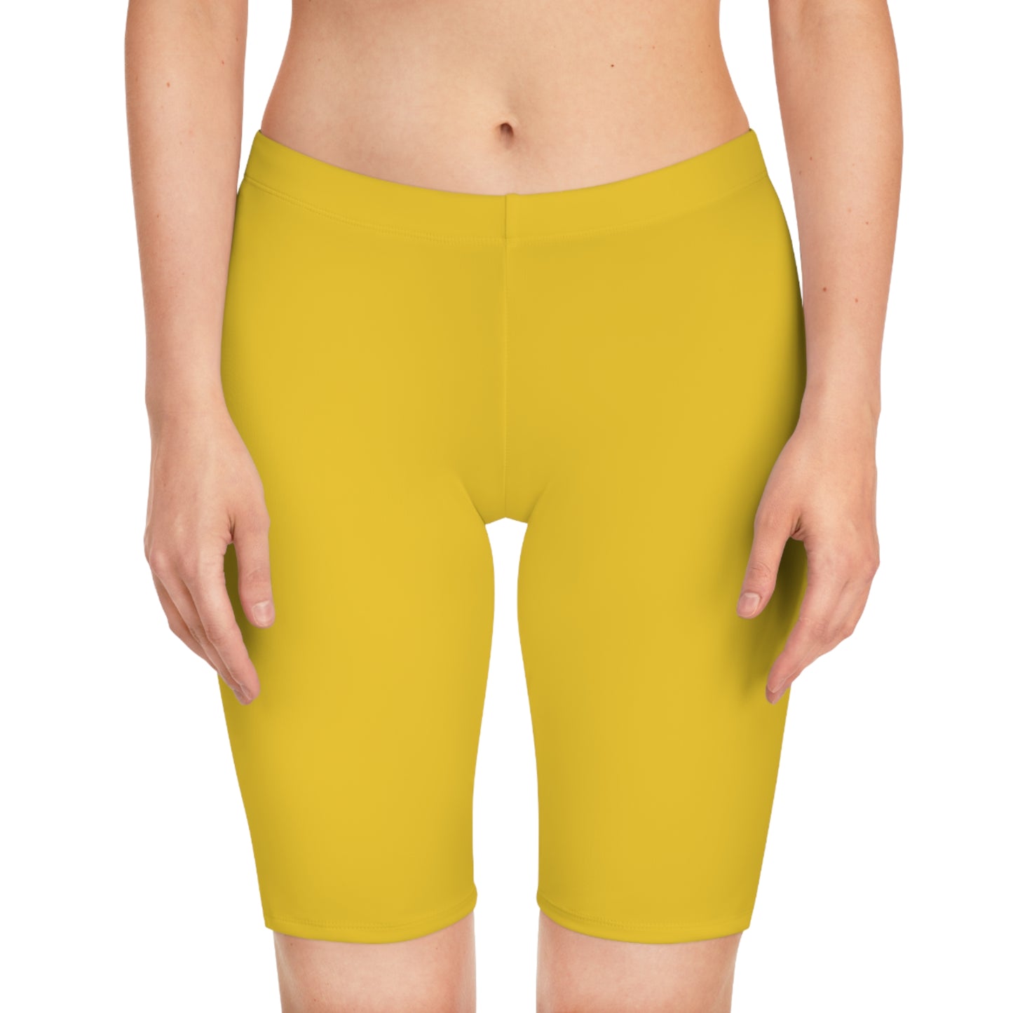 Yellow Color Biker Shorts, Yellow Biker Shorts 8