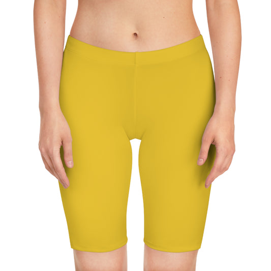 Yellow Color Biker Shorts, Yellow Biker Shorts 8