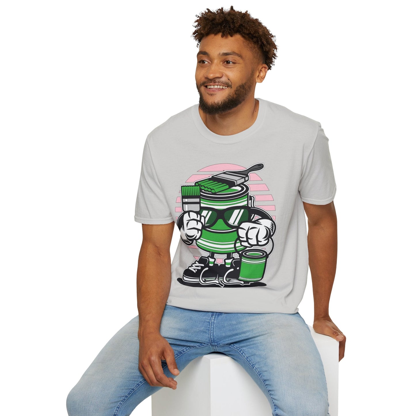 Cartoon T Shirt Animation Tee Funny Graphic Shirt For Unisex Gildan Softstyle 64000 Art Design