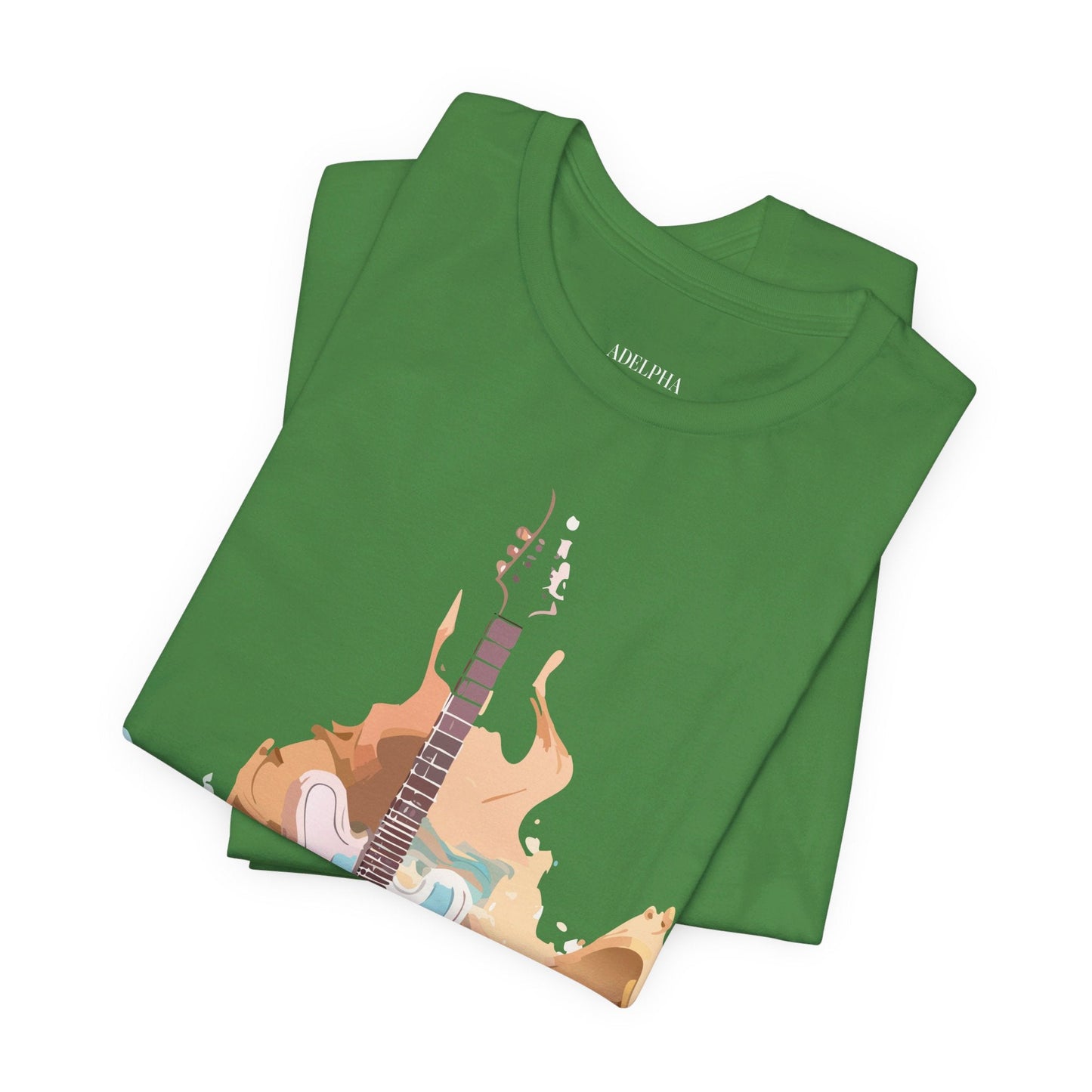 Music Graphic Unisex 100 Cotton Vintage Art with Musical Elements Tee 51