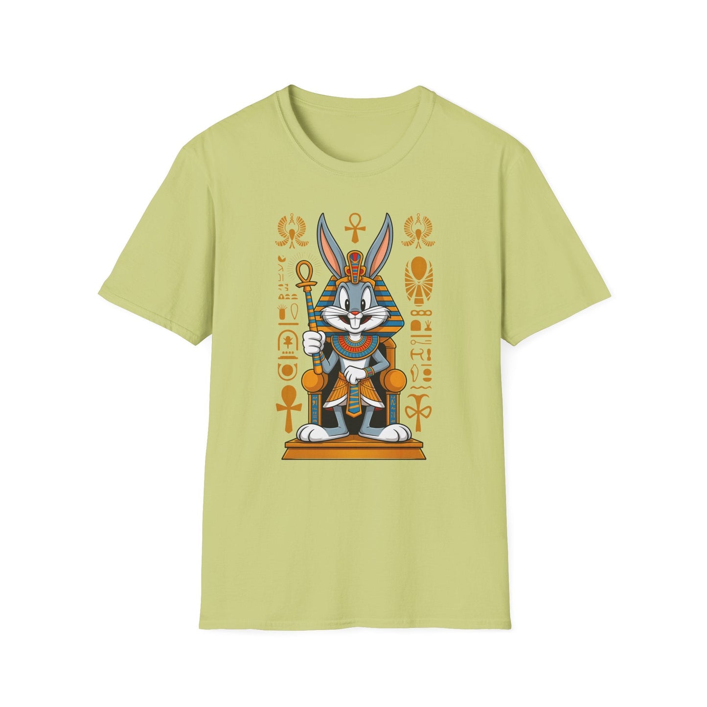 Bugs Bunny T Shirt Unisex Softstyle 64000 Cartoon Animation Tee Ring Spun Cotton