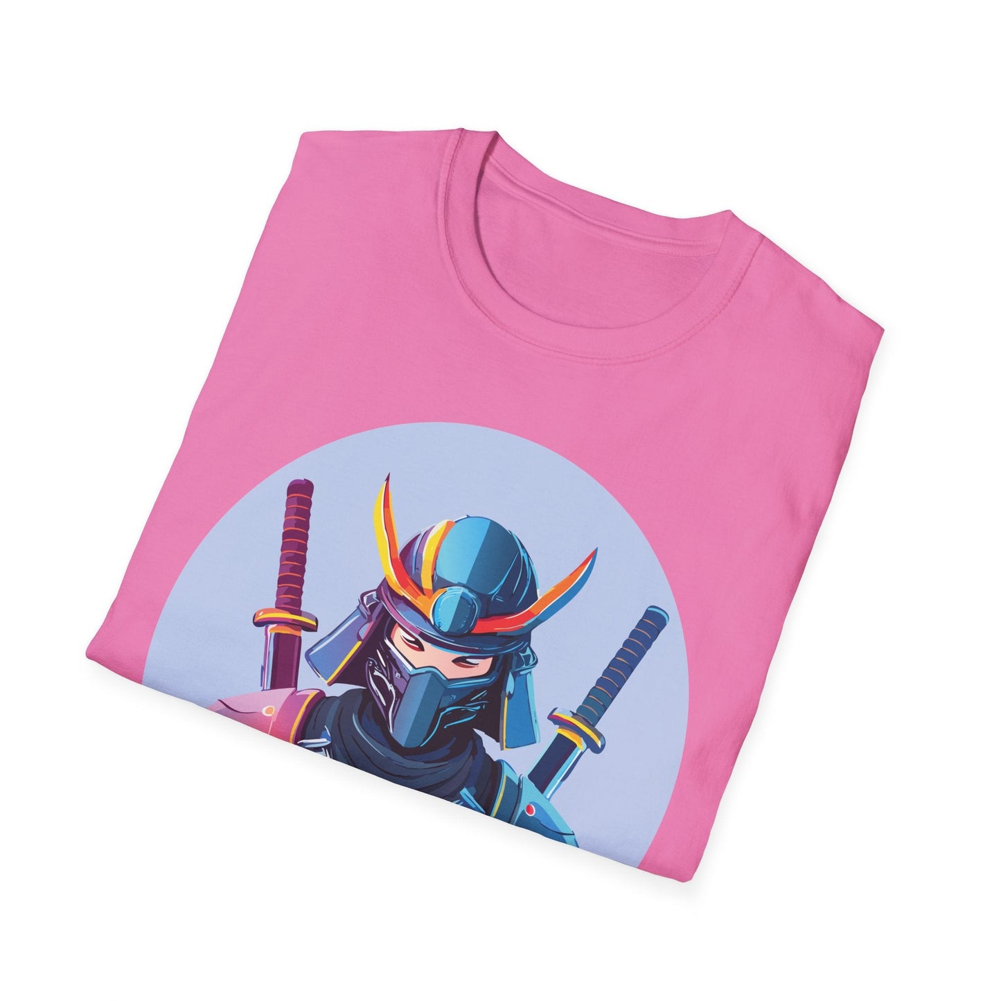 Samurai T Shirt Unisex Softstyle Gildan 64000 Breathable Cotton Tee For Everyday Wear