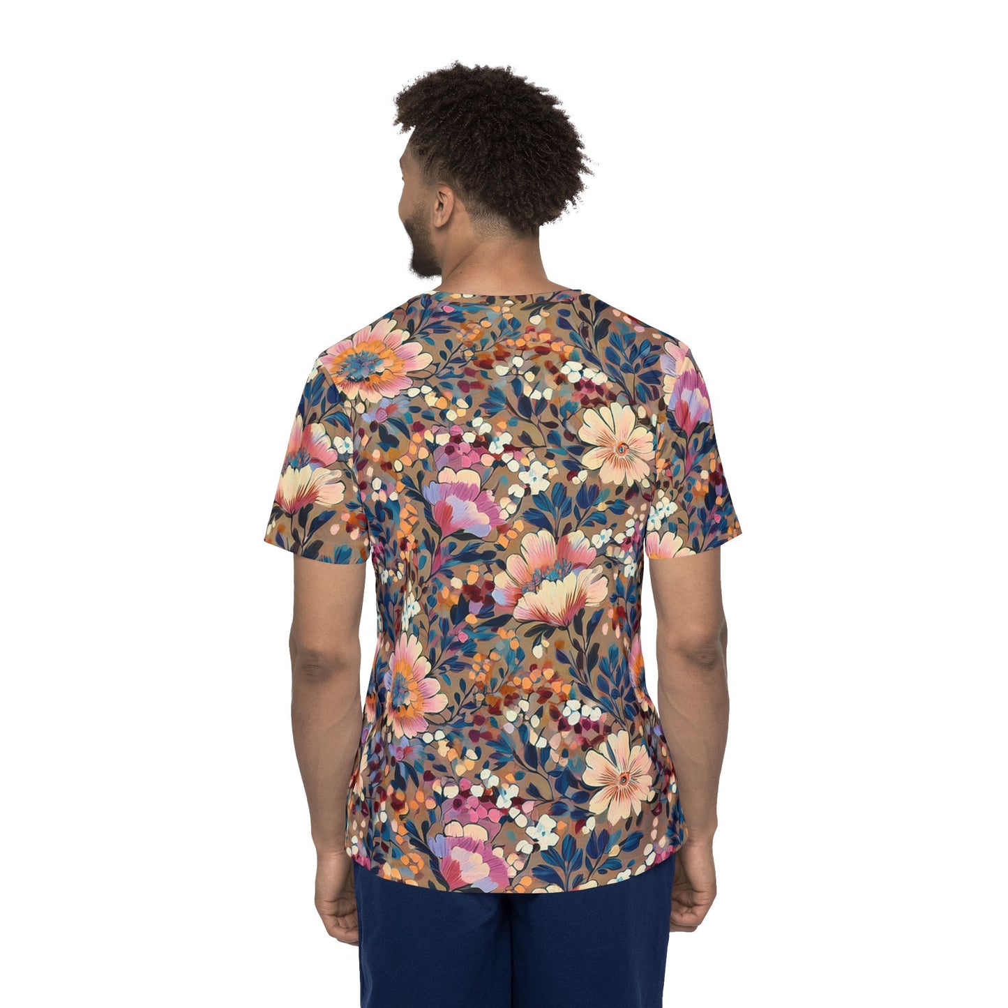 Unisex Floral Shirt, Floral Tee Shirt, Floral T-Shirt, T Shirt with Flowers 11
