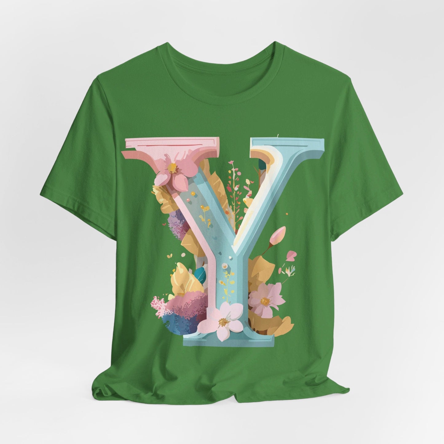 Letter Y Shirt Unisex Graphic Tee Vintage Inspired Artwork Adelpha Short Sleeve Design