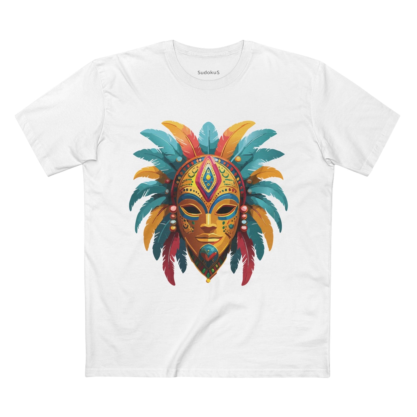 Mask Graphic Unisex 100 Cotton Staple Tee 33