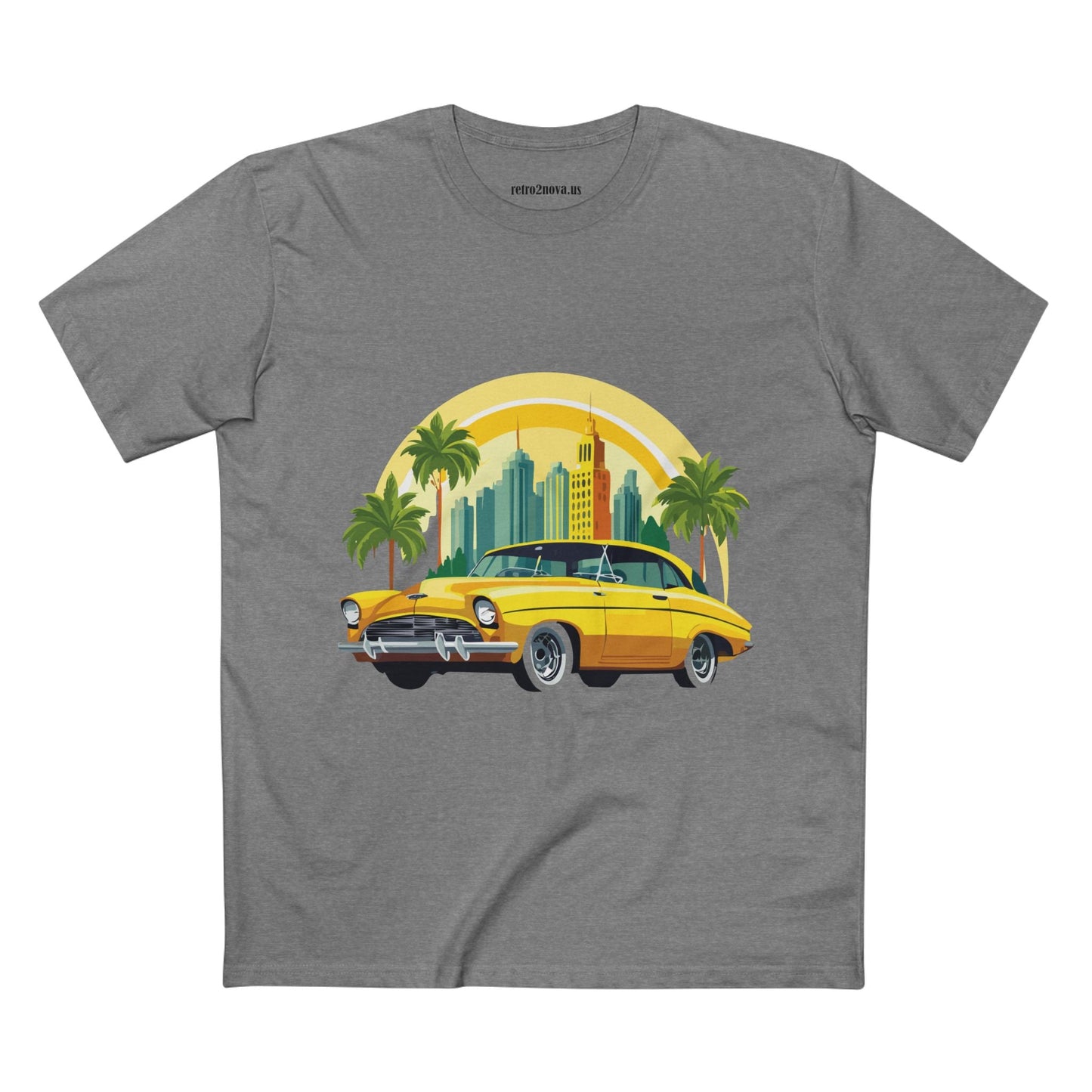 Retro Car Shirt Vintage Car Shirt Unisex Premium Cotton Tee With Original Art Design RC 24