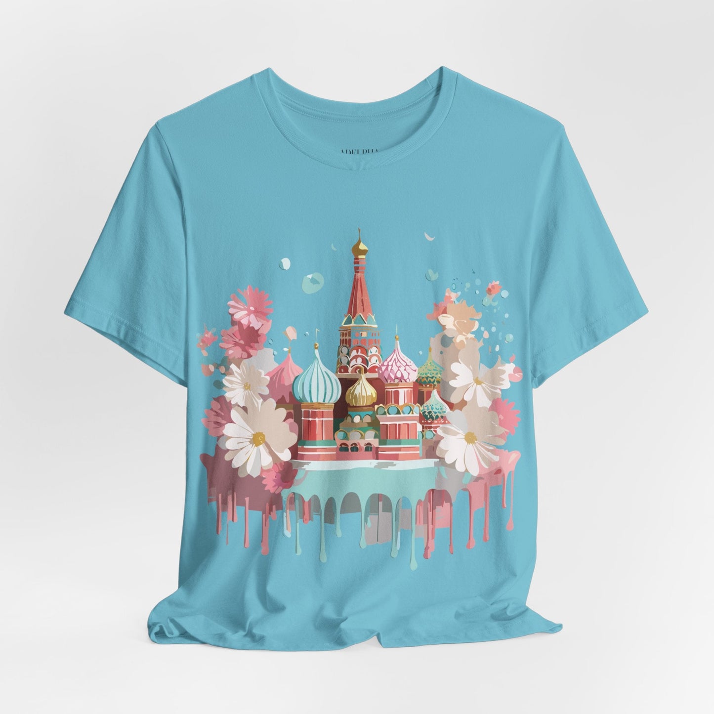 Unisex Graphic Tee With Vintage Moscow Artwork By Adelpha Premium Short Sleeve Shirt