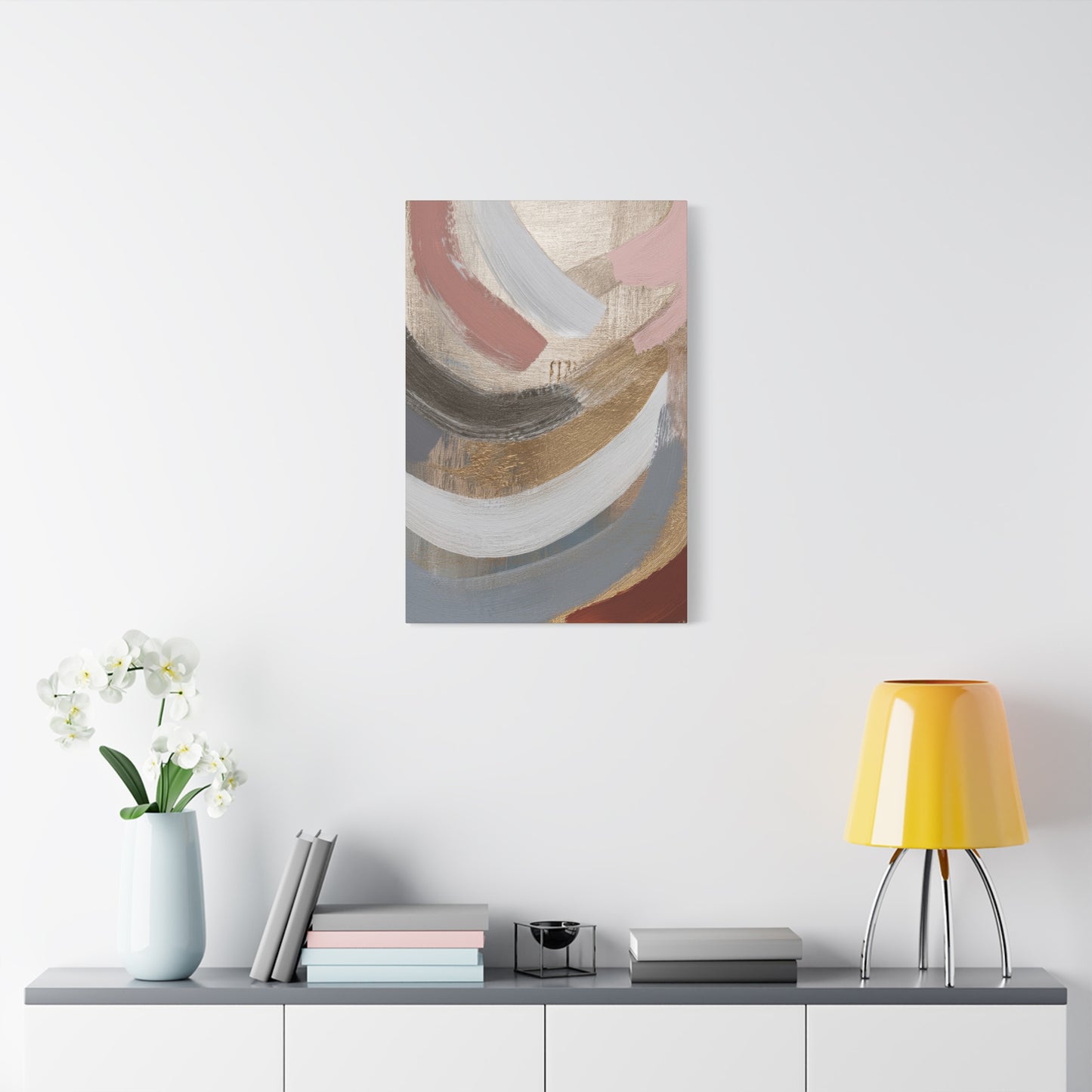 Abstract Pastel Painting Print Canvas 20x24,20x30,24x30 24x32,24x36,30x40 32x48,36x48,40x60 Pine-Wood Inner Frame ABS-90
