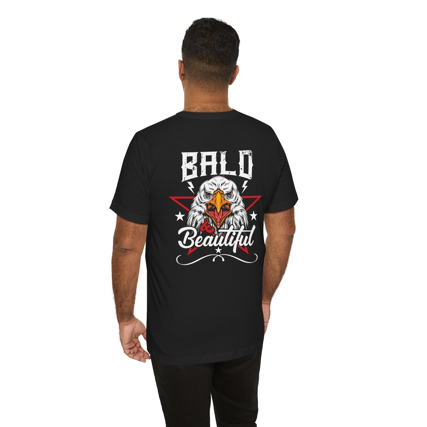 Bald Eagle Graphic Illustration Unisex Cotton Tee a3