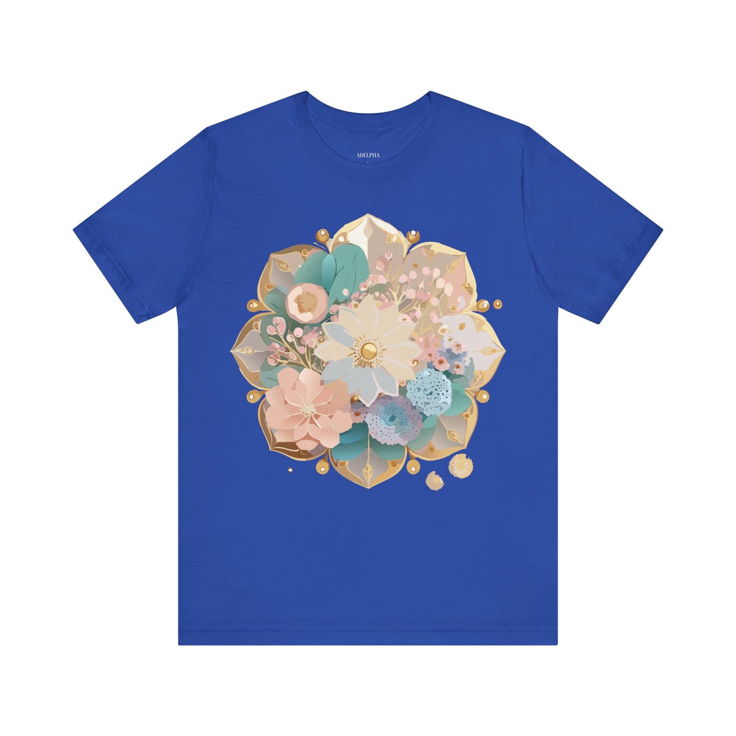 Mandala Graphic Unisex 100 Cotton Vintage Floral Artwork Tee 14