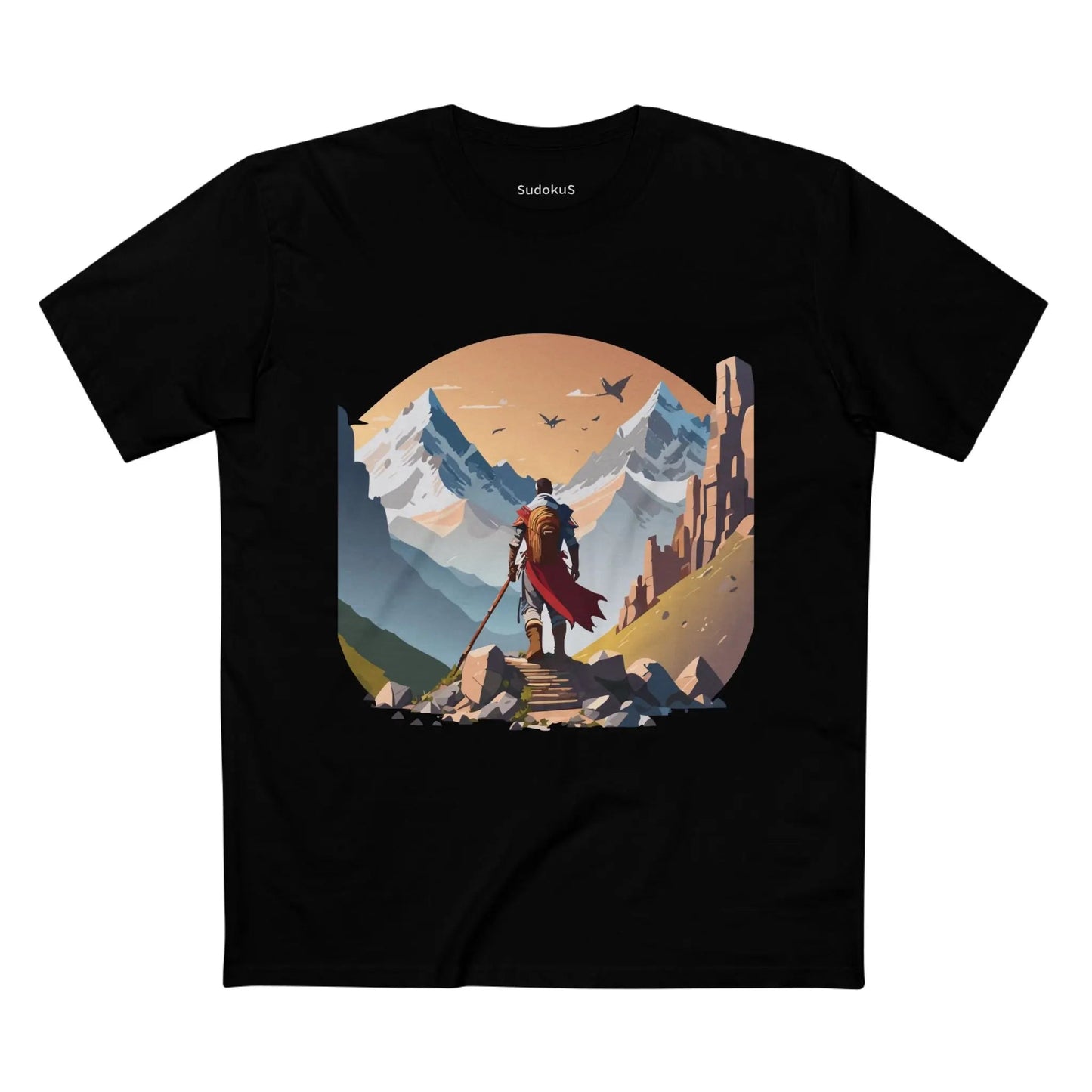 Adventures Graphic Unisex 100 Cotton Staple Tee 23