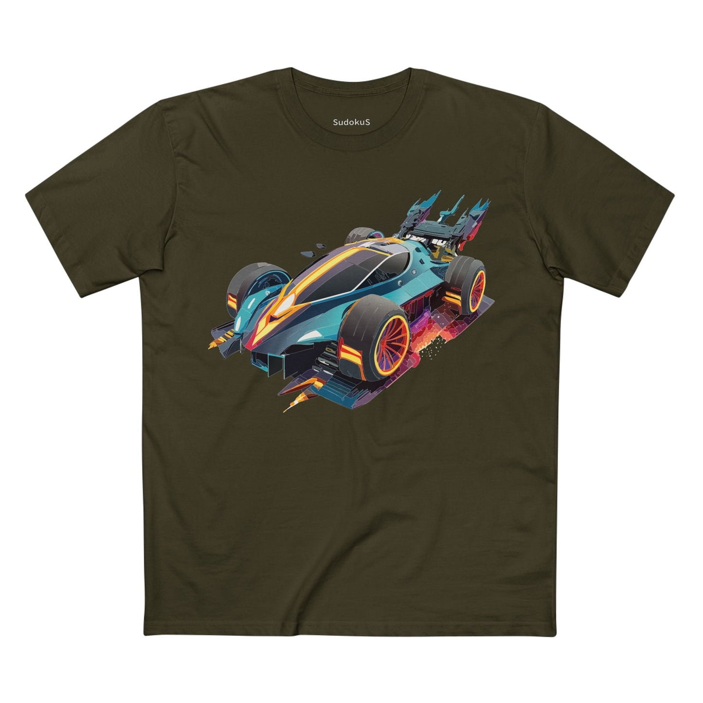 Car Graphic Unisex 100 Cotton Staple Tee 20