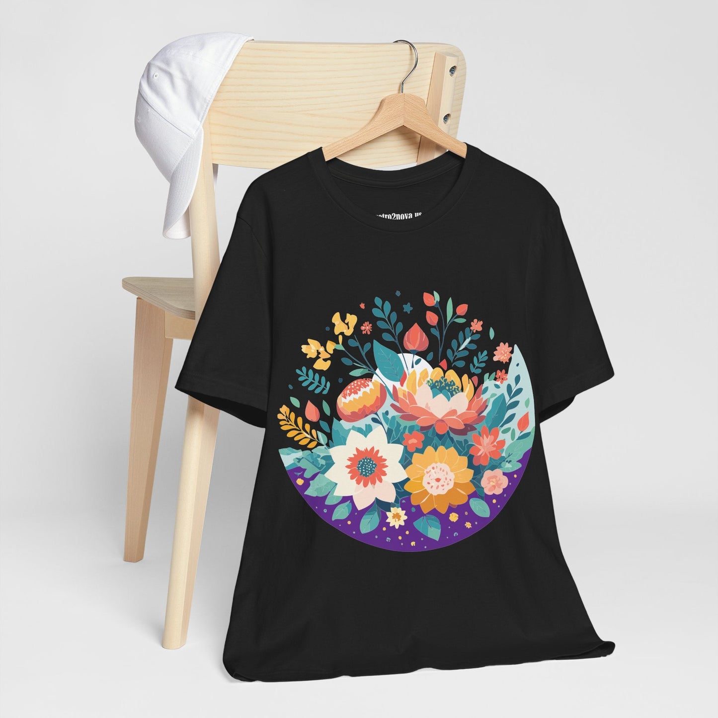 Flowers Shirt Floral Shirt Unisex Jersey Short Sleeve Tee Breathable Fabric Free Shipping