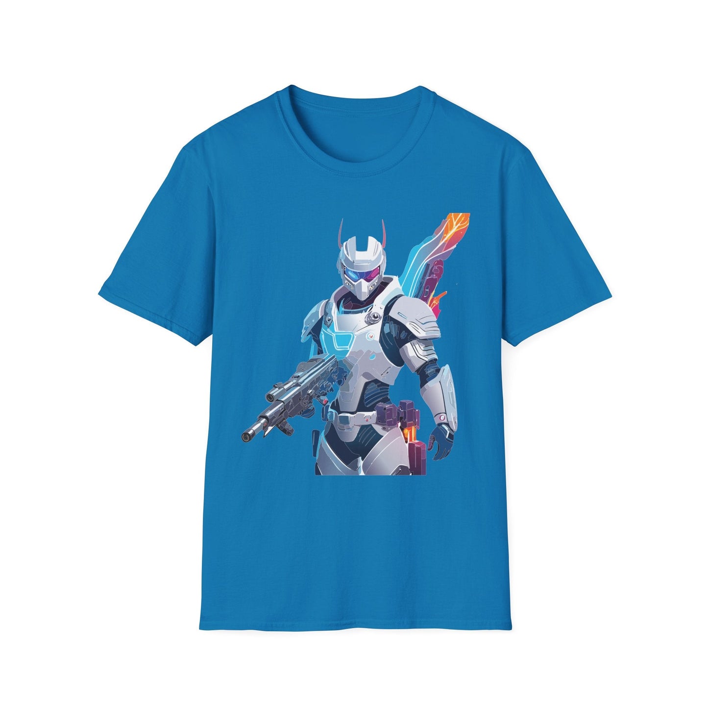 Robocop T Shirt Unisex Softstyle 64000 Graphic Tee 100 Percent Ring Spun Cotton Comfort