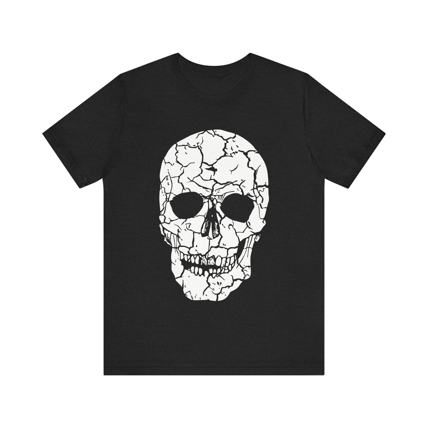 Unisex Cotton Tee Shirt with Skull