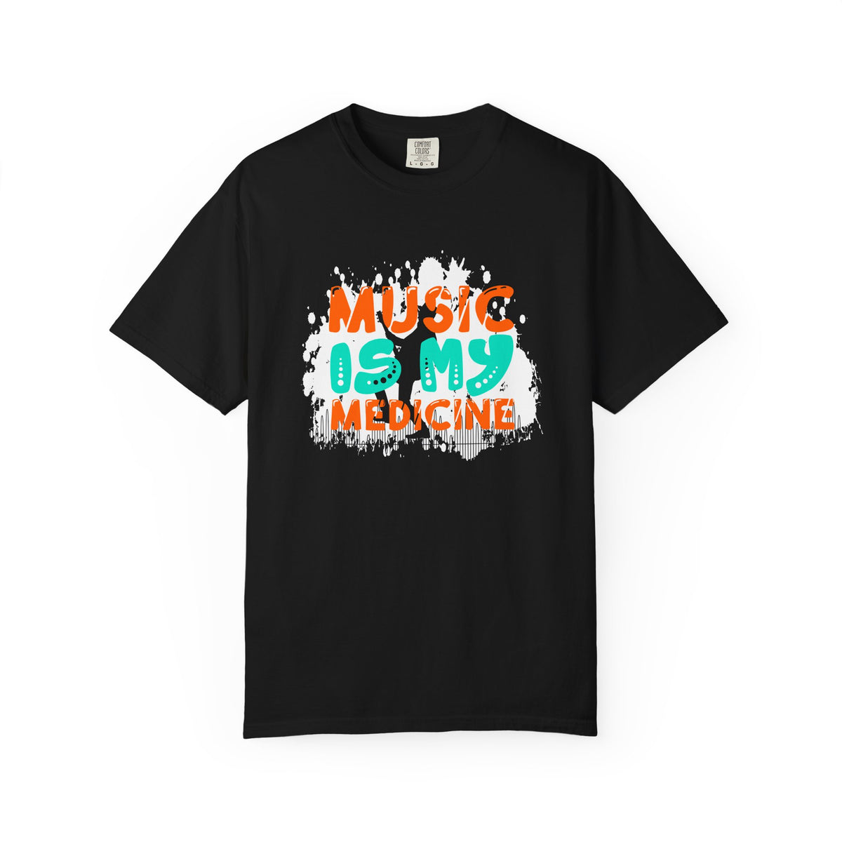 Music Is My Medicine T-shirt Music Lover Graphic Band Unisex Cotton Tee 068