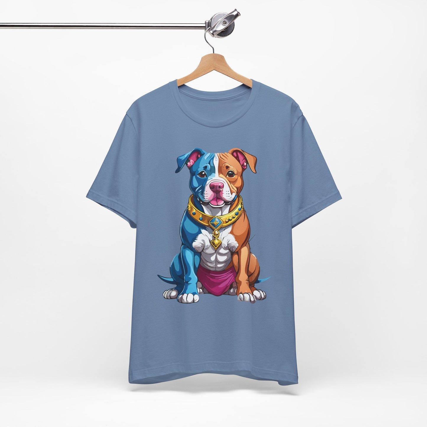 Unisex Animal Shirt Art Design Tee With Wild Animals Print Short Sleeve Jersey Tee