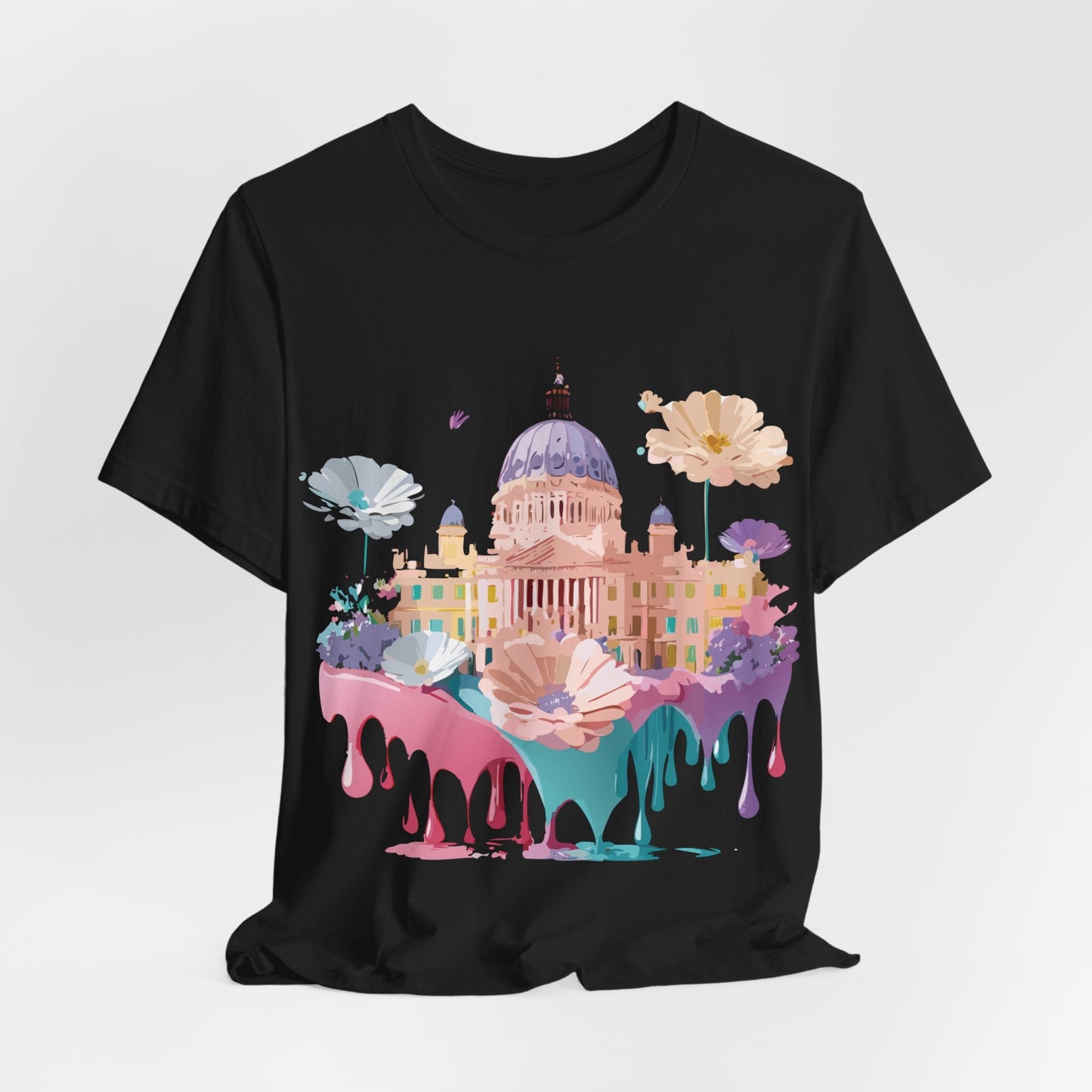 Madrid Tourist Shirt Graphic Tee Unisex Vintage Inspired Art Design Adelpha Brand