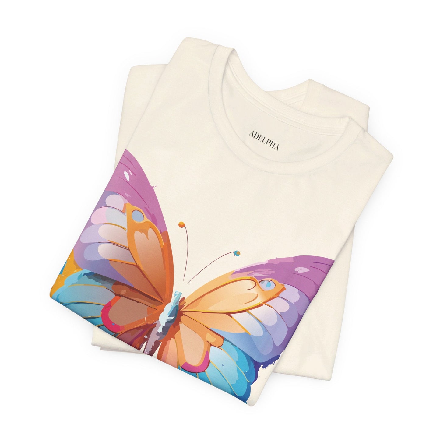 Butterfly Graphic Unisex 100 Cotton Lightweight Vintage Design Jersey Tee 91