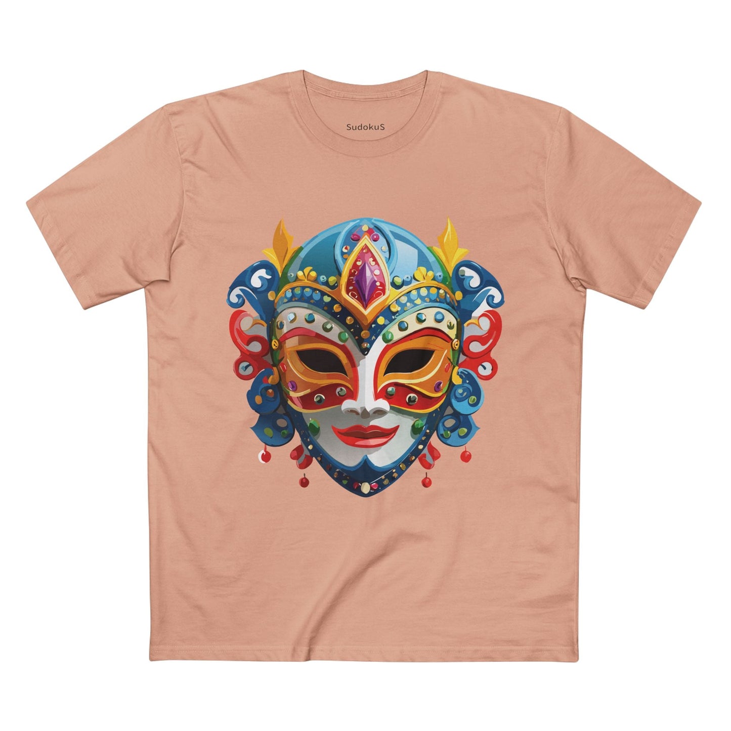 Mask Graphic Unisex 100 Cotton Staple Tee 23
